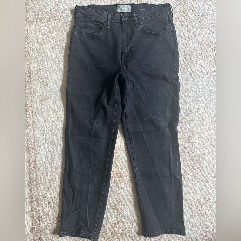 Everlane Original Cheeky Crop Jeans in Charcoal